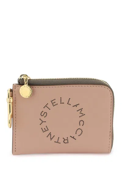 Stella Mccartney Wallet With Logo In Blush (pink)