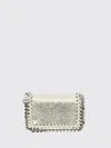 Stella Mccartney Mini Polyamide Wallet In Gray