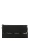 Stella Mccartney Black Shaggy Deer Falabella Wallet
