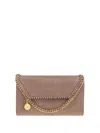 Stella Mccartney Womens Moss Falabella Faux-leather Chain Wallet