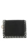 Stella Mccartney Black Shaggy Deer Wallet In Black