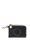 Stella Mccartney Two-tone Alter Mat Card Holder In Black
