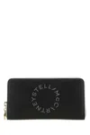 Stella Mccartney Alter Nappa Continental Wallet In Black