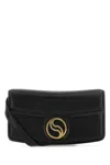 Stella Mccartney Stella Mc Cartney Black Alter Mat Mini S Wave Wallet In Black