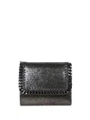 Stella Mccartney Small Flap Wallet In Grey