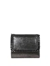 Stella Mccartney Small Flap Wallet In Grey