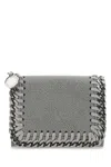 Stella Mccartney Stella Mc Cartney Grey Shaggy Deer Mini Falabella Wallet In Grey