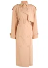 Stella Mccartney Washed Silk Trench Coat