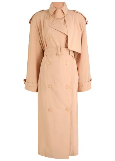Stella Mccartney Washed Silk Trench Coat