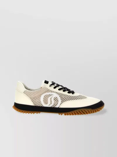 STELLA MCCARTNEY WAVE RUBBER SOLE LOW-TOP SNEAKERS