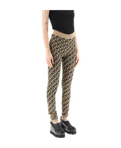 Stella Mccartney Wave-pattern Knitted Trousers In Multi