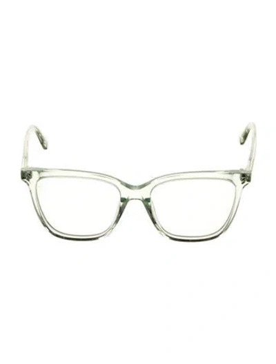 Pre-owned Stella Mccartney Wayfarer Eyeglasses In Clear/green