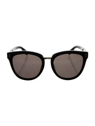 Pre-owned Stella Mccartney Wayfarer Mirrored Sunglasses In Black