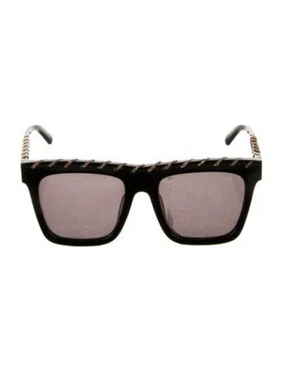 Pre-owned Stella Mccartney Wayfarer Tinted Sunglasses In Black