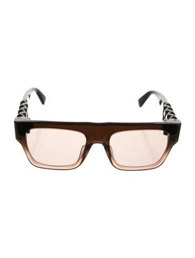 Pre-owned Stella Mccartney Wayfarer Tinted Sunglasses In Brown