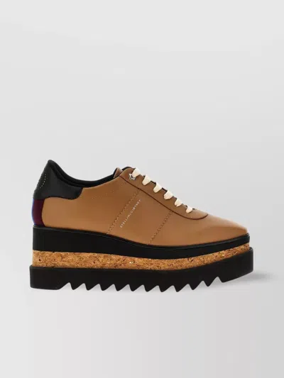 Stella Mccartney Wedge Platform Sneakers Heel Detail