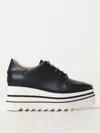 Stella Mccartney Sneakelyse Vegan Logo Platform Loafers In 黑色