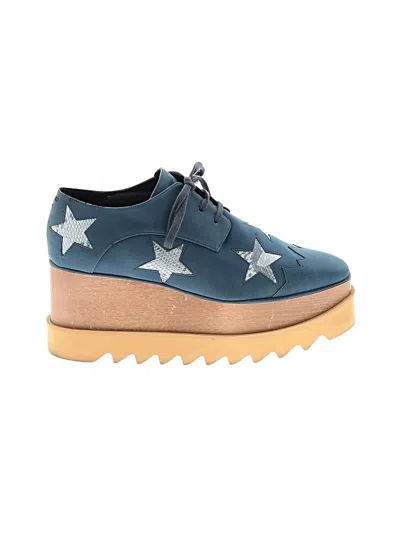 Pre-owned Stella Mccartney Wedges In Blue