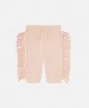Stella Mccartney Western Fringed Joggers In Peach Pink