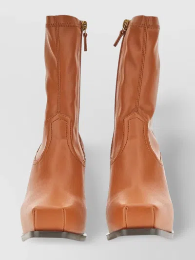 Stella Mccartney Western Style Ankle Boots With Block Heel