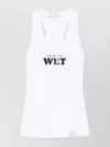 Stella Mccartney Slippery When Wet Flocked Rib Tank