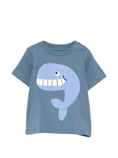Stella Mccartney Babies' Whale-motif T-shirt In Multi