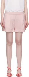 Stella Mccartney Silk Stripe Monogram Shorts