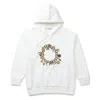Stella Mccartney White Cotton Bracelet-print Hooded Sweatshirt In White