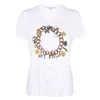 Stella Mccartney White Multicolour Cotton T-shirt In White