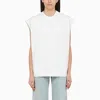 Stella Mccartney Stella Mc Cartney White Cotton Over Vest With Logo