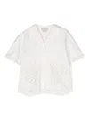 Stella Mccartney Broderie-anglaise Cotton Shirt In White