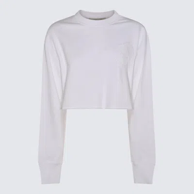 Stella Mccartney White Cotton Sweatshirt