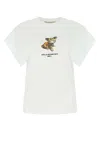 STELLA MCCARTNEY WHITE COTTON T-SHIRT