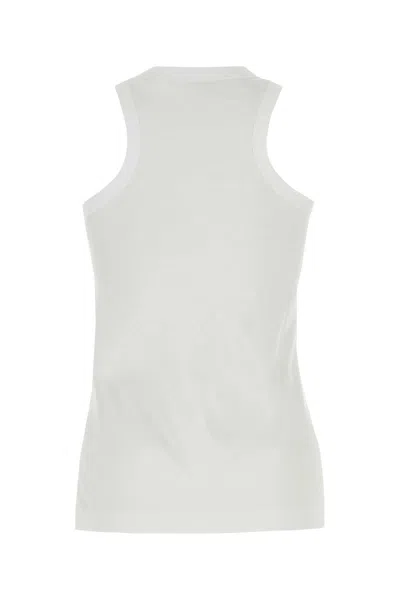 Stella Mccartney White Cotton Tank Topâ