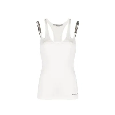 Stella Mccartney White Cotton Tank Women's Tops