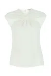 Stella Mccartney Ring-hardware Cold-shoulder T-shirt In 9200