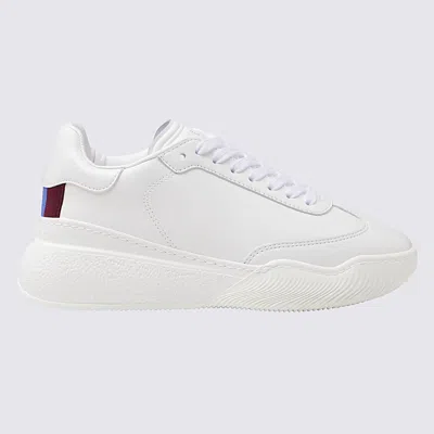 STELLA MCCARTNEY WHITE FAUX-LEATHER LOOP SNEAKERS