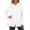 Stella Mccartney White Horse Print Insert Shirt In White