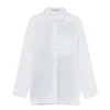 Stella Mccartney White Horse Print Insert Shirt In White