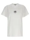 Stella Mccartney Cotton T-shirt With Circular Logo In White
