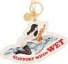 Stella Mccartney ホワイト Jeff Koonsエディション 'slippery When Wet' キーホルダー In Multi