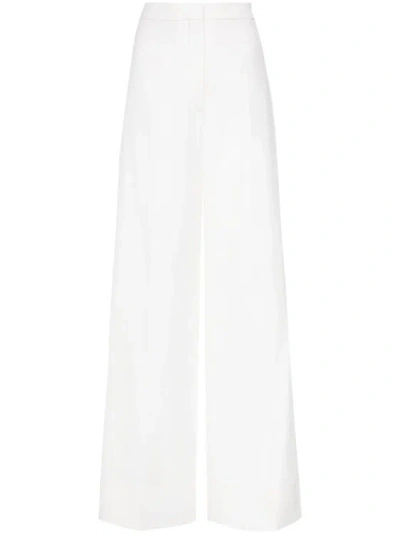 Stella Mccartney Side-stripe Palazzo Pants In Neutrals