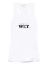 Stella Mccartney Slippery When Wet Tank Top In White