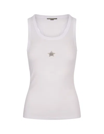 Stella Mccartney White Stella Tank Top