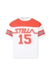 Stella Mccartney White T-shirt For Boy With Logo In White