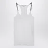 Stella Mccartney Stella Mc Cartney White Tank Top With Chain Straps In White