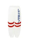 Stella Mccartney White Trousers For Boy With Logo In White