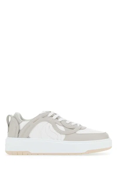 STELLA MCCARTNEY WHITE TWO-TONE S WAVE SNEAKERS