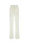 Stella Mccartney Wide-leg Viscose Pants For Women In White