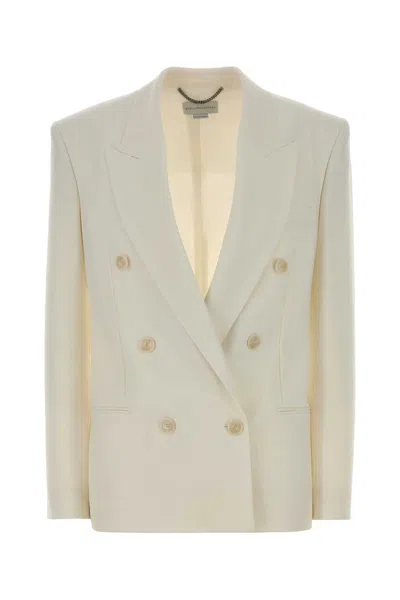 STELLA MCCARTNEY STELLA MCCARTNEY WHITE WOOL BLAZER
